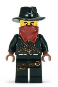 LEGO Western Bandit Minifigure