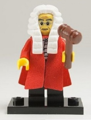 LEGO Judge Minifigure