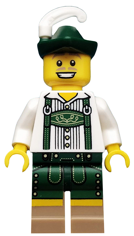 LEGO Lederhosen Guy Minifigure
