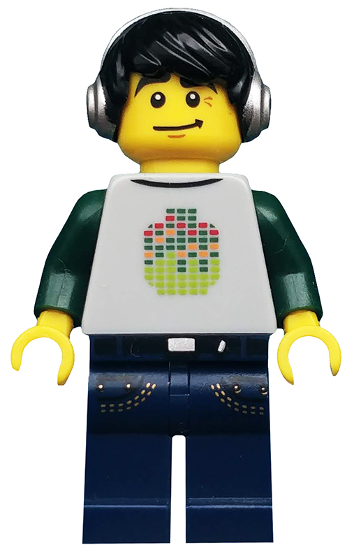 LEGO DJ Minifigure