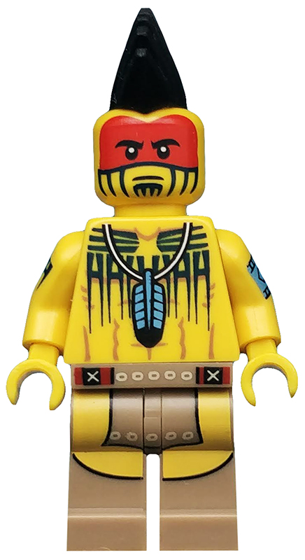 LEGO Western Tomahawk Warrior Minifigure