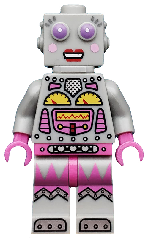 LEGO Lady Robot Minifigure
