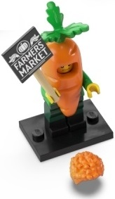 LEGO Carrot Mascot BRAND NEW Minifigure Set