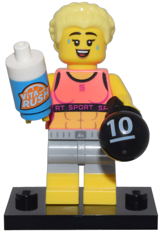 LEGO Fitness Instructor BRAND NEW Minifigure