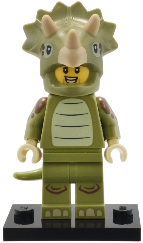 LEGO Triceratops Costume Fan BRAND NEW Minifigure