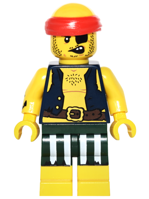 LEGO Pirates Scallywag Pirate Minifigure