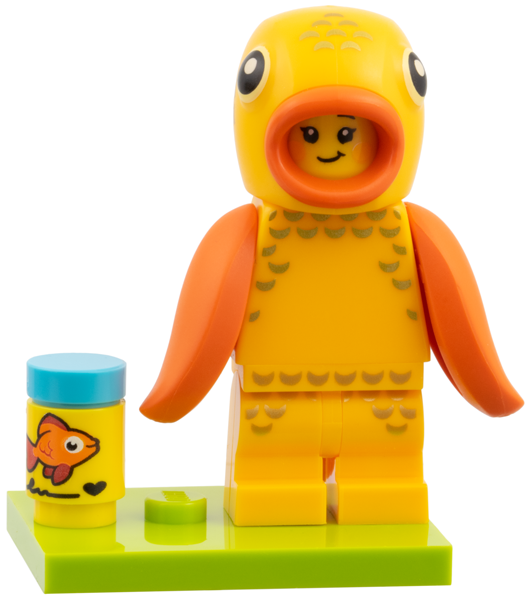 LEGO Goldfish Costume Fan Minifigure