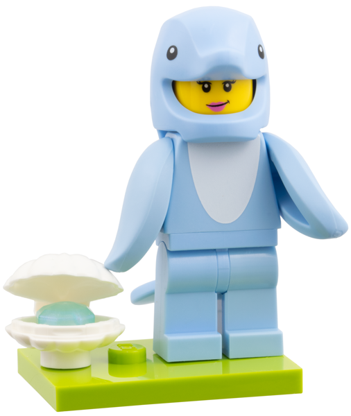 LEGO Dolphin Costume Fan BRAND NEW Minifigure