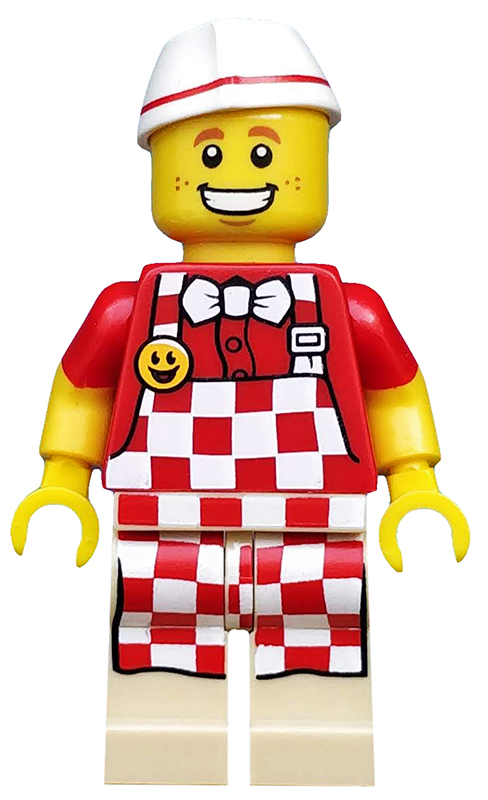 LEGO Hot Dog Vendor Minifigure
