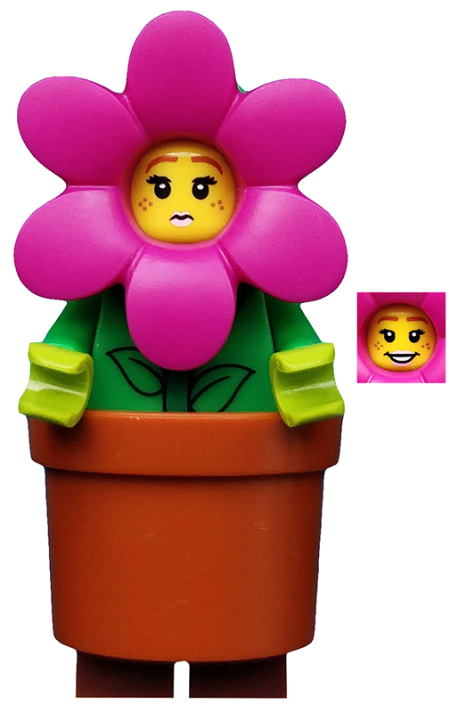 LEGO Flowerpot Girl Minifigure