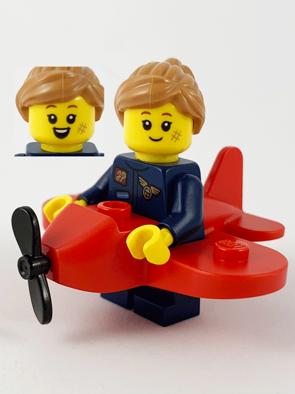 LEGO Airplane Girl Minifigure