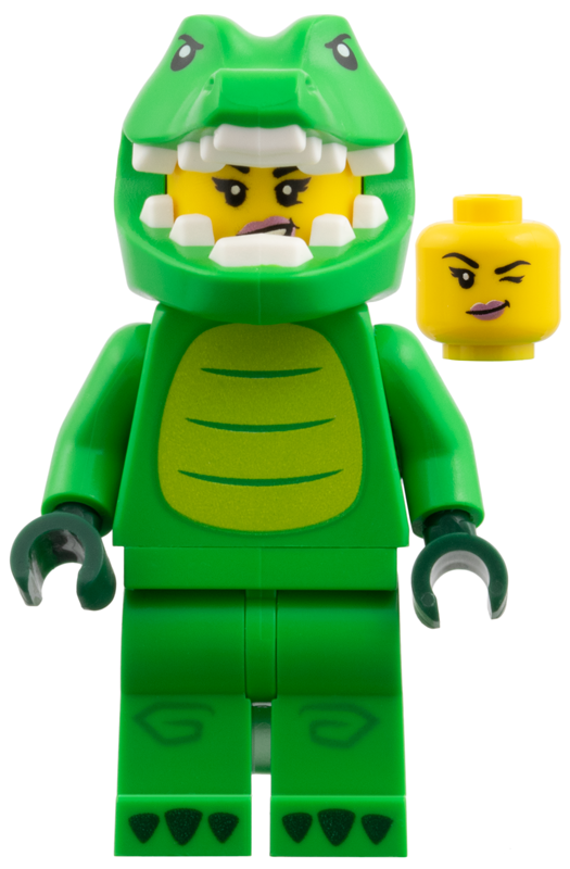 LEGO Crocodile Costume Fan Minifigure