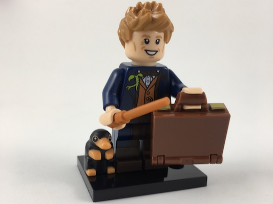 LEGO Harry Potter Newt Scamander BRAND NEW Minifigure with Niffler