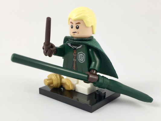 LEGO Harry Potter Draco Malfoy BRAND NEW Minifigure with Golden Snitch