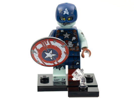 LEGO Marvel Superheroes Zombie Captain America BRAND NEW Minifigure