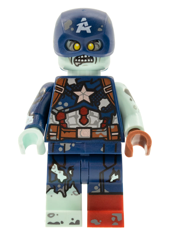 LEGO Marvel Superheroes Zombie Captain America Minifigure