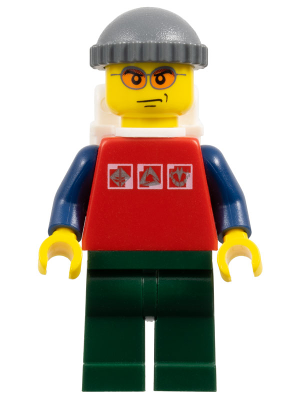 LEGO City Advent Calendar Red Shirt White Backpack Minifigure Holiday