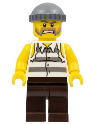 LEGO City Police Jail Prisoner Minifigure