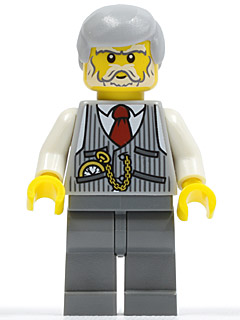 LEGO City / Trains Pinstripe Vest Minifigure