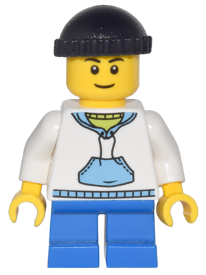 LEGO Winter Village Market Child Boy Minifigure - Christmas