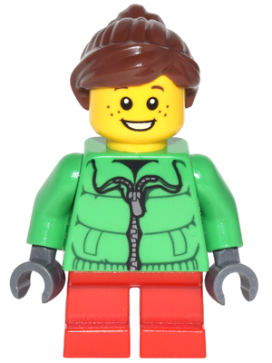 LEGO City Child Girl Winter Jacket Minifigure