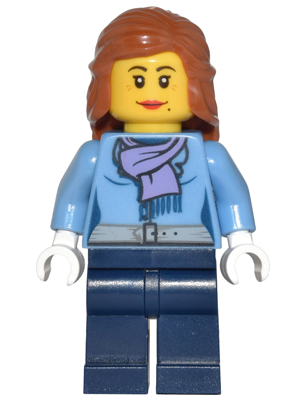LEGO Winter Village Market Female Minifigure - Christmas