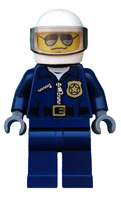 LEGO City Police Helicopter Pilot Minifigure