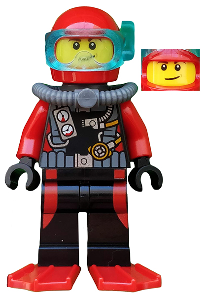 LEGO City Scuba Diver Minifigure