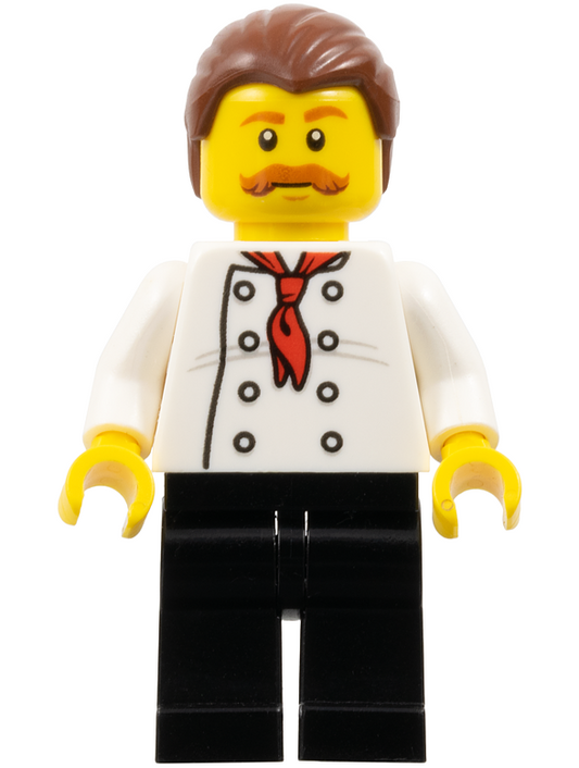 LEGO City Pizza Van Chef Minifigure