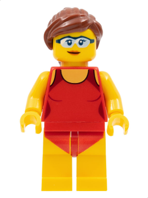 LEGO City Beachgoer Minifigure