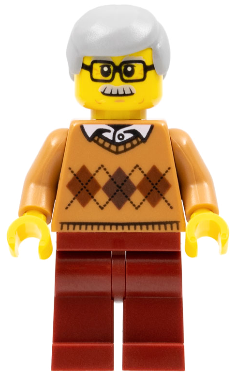 LEGO City Newsstand Visitor Minifigure