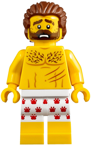 LEGO City Mountain Police Crook Minifigure