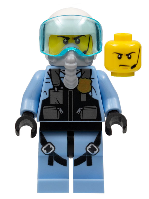 LEGO City Sky Police Jet Pilot Minifigure