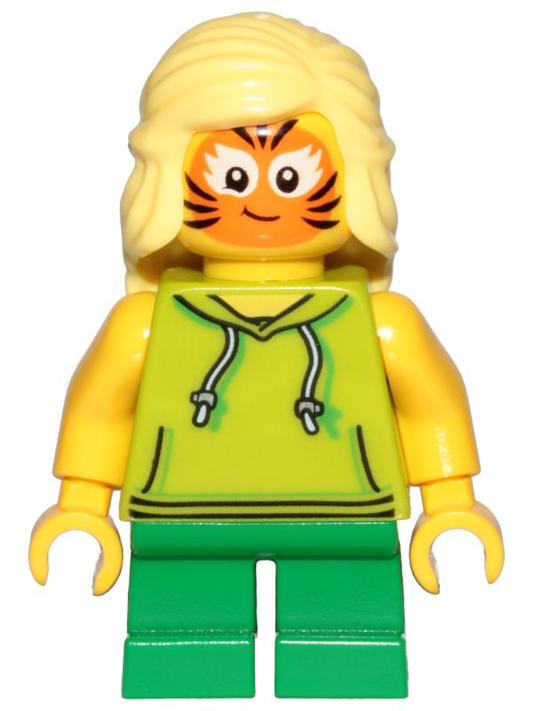 LEGO City Cat Face Paint Minifigure