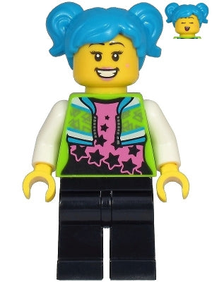 LEGO City Town Poppy Starr Minifigure