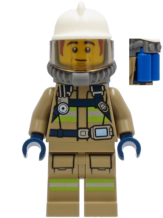 LEGO City Fire Fighter Bob Minifigure