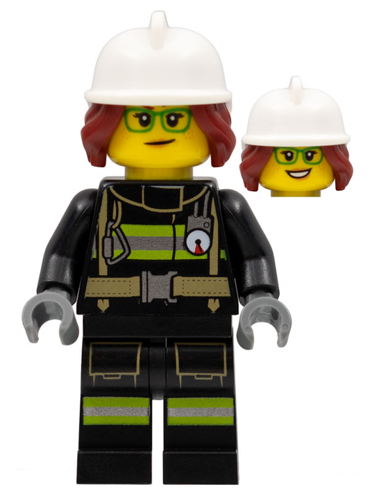 LEGO City Fire Fighter Freya McCloud Minifigure