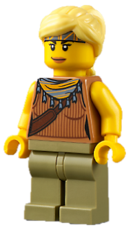 LEGO City Jessica Sharpe Wildlife Rescue Minifigure