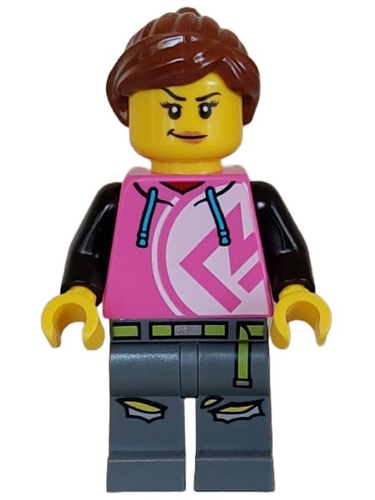LEGO City Kick Scooter Driver Minifigure