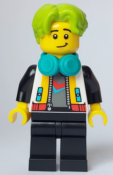 LEGO City DJ Minifigure