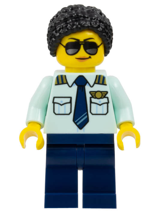 LEGO City Passenger Plane Pilot Minifigure