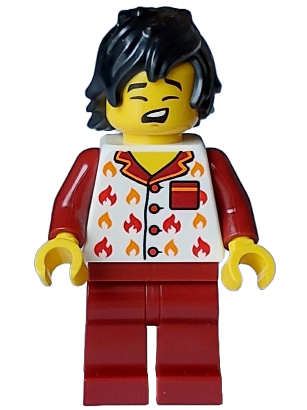 LEGO City Fire Shirt Minifigure