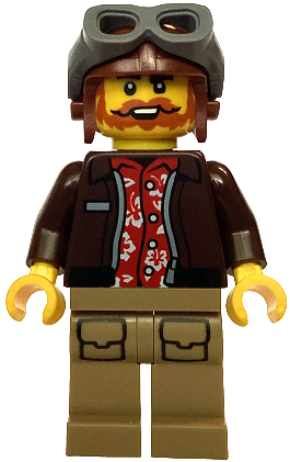 LEGO City Jungle Pilot Minifigure