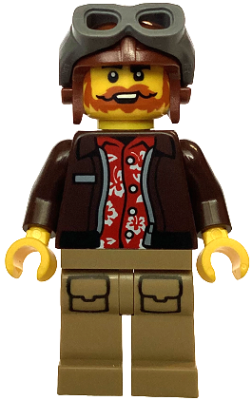 LEGO City Jungle Explorer Pilot Minifigure