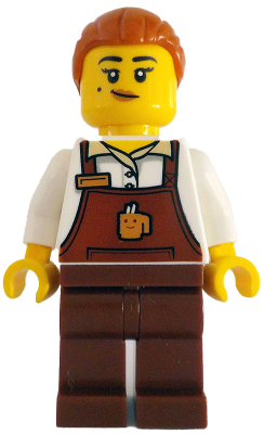 LEGO City Barista Minifigure