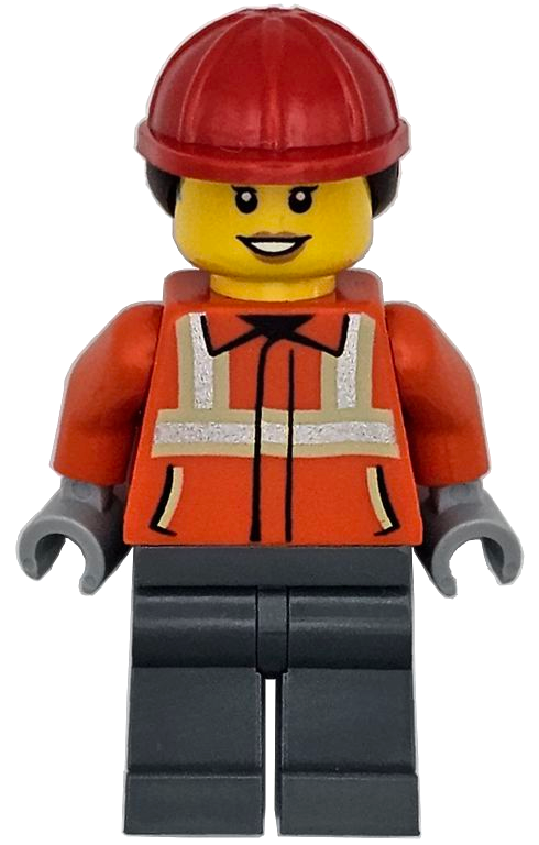 LEGO City Construction Worker Minifigure