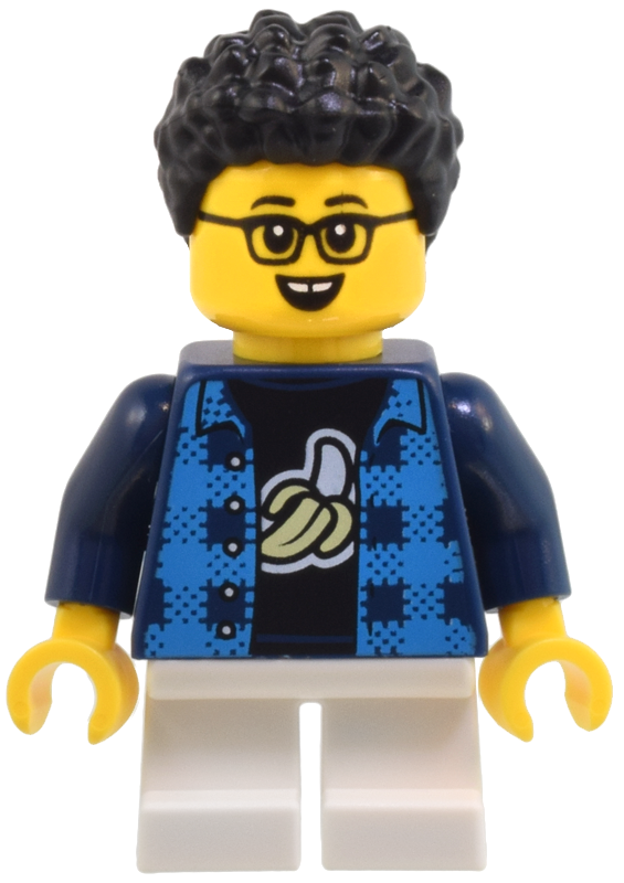 LEGO City Banana Shirt Boy Minifigure