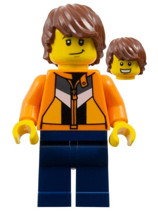 LEGO Soapbox Race Reporter Minifigure