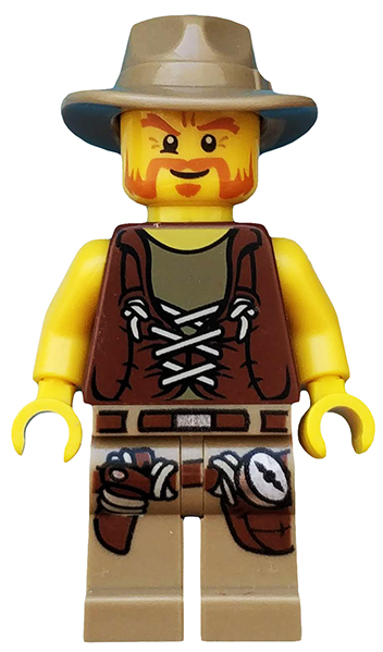 LEGO Dino Hero Fedora Minifigure - Dino Attack / Dino 2010