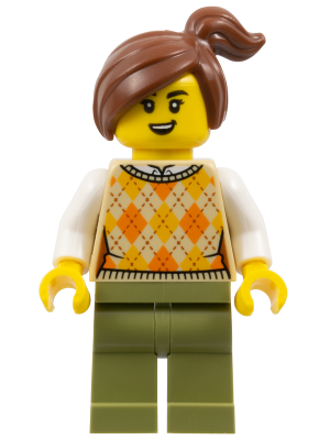 LEGO Corner Kiosk Customer Minifigure